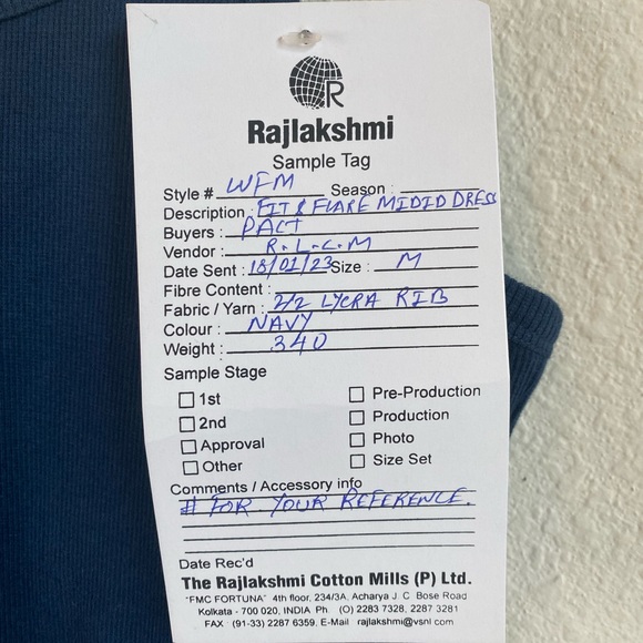 BOGO! NWT Pact Organic ‘Fit & Flare’ midi dress with pockets - Picture 5 of 15